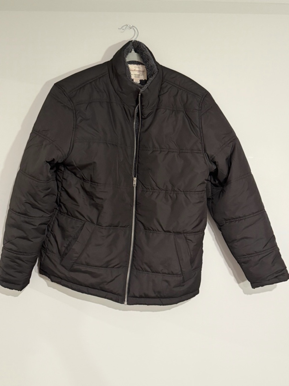 Weatherproof Men's sz LBlack Insulated Puffer Jacket - Picture 1 of 7